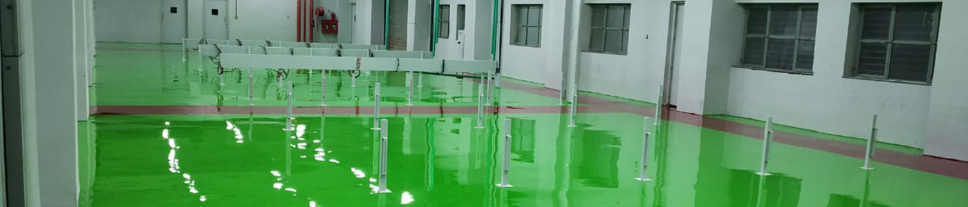 Epoxy floor coating contractor in Vapi, Daman, Valsad, Umbergaon, Silvassa & Dahej - Srevapi